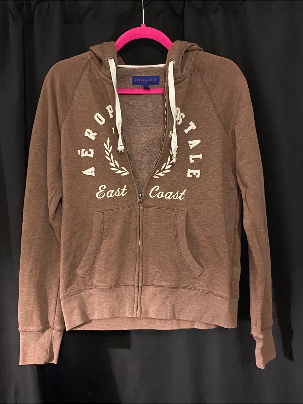 Brown hoodie